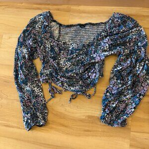 Wild Fable Crop Top Long Sleeve